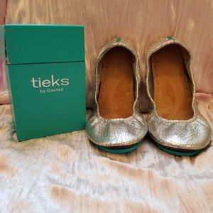 Tieks Ballet Flat Silver Screen 9